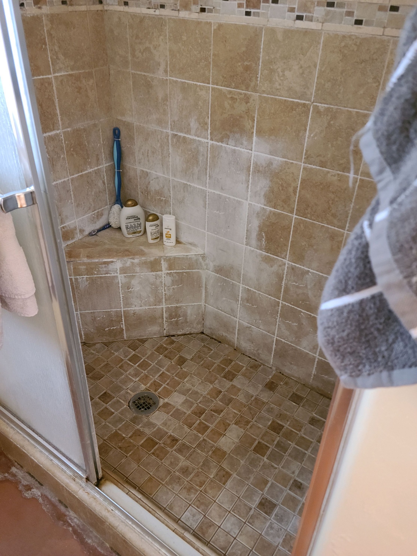 RecaulkingShower1Before