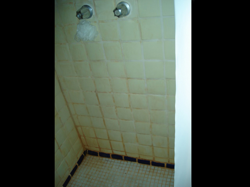Shower Regrout Before2